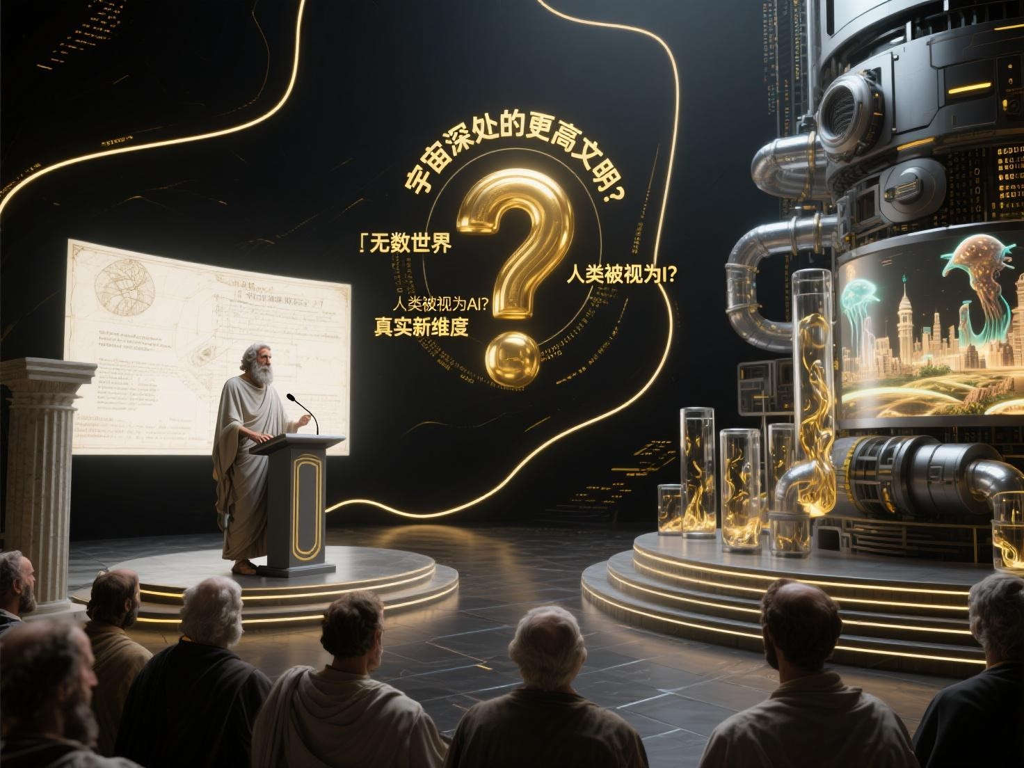 AI演绎宇宙哲学 赛博脑洞颠覆认知